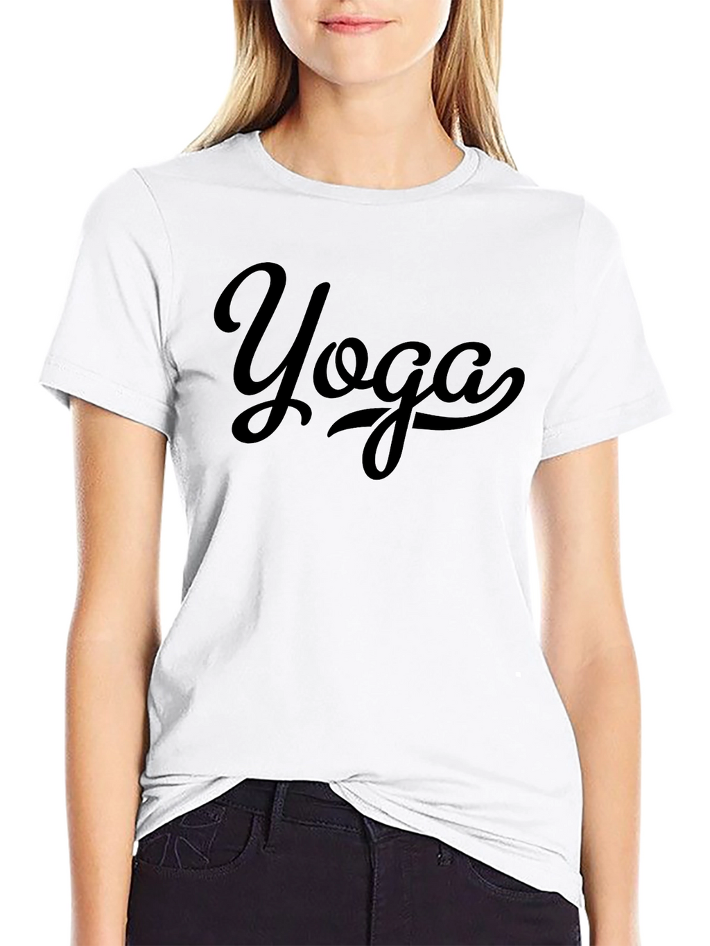 Yoga Graphic Tee - Soft Cotton Casual Shirt