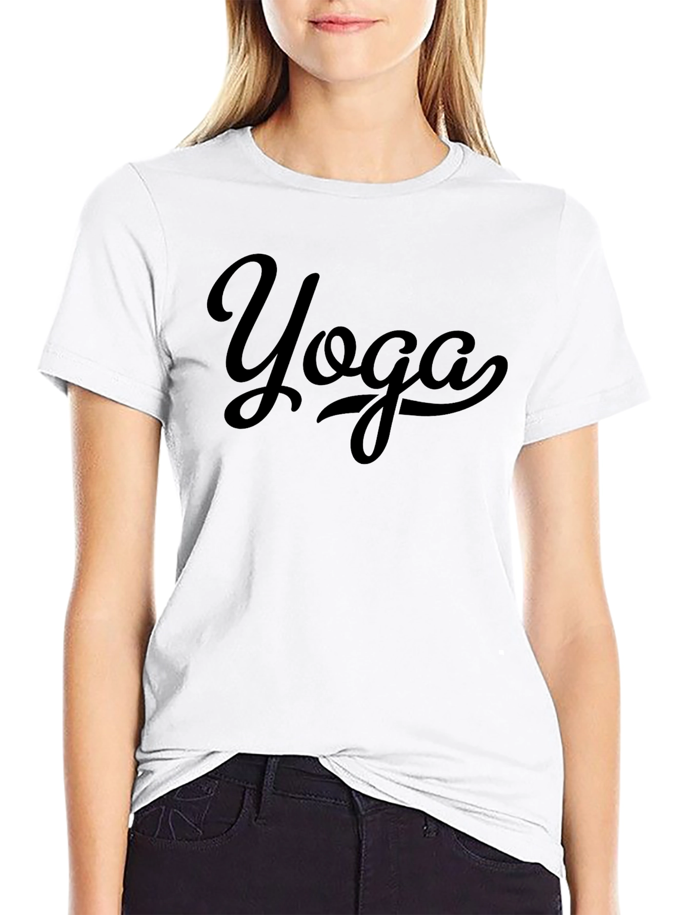 Yoga Graphic Tee - Soft Cotton Casual Shirt