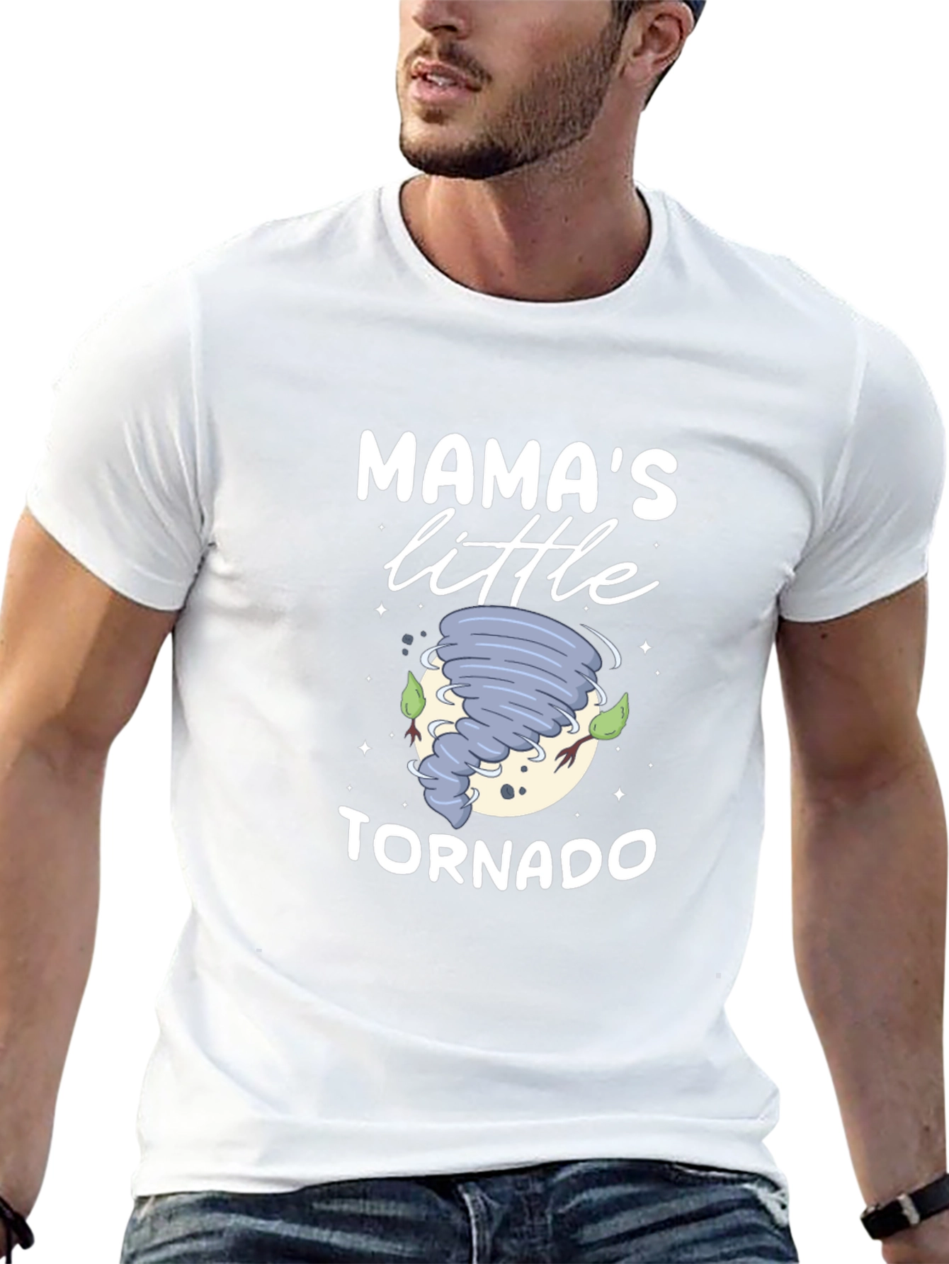 Mamas Little Tornado Black T-Shirt