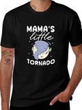 Mamas Little Tornado Black T-Shirt