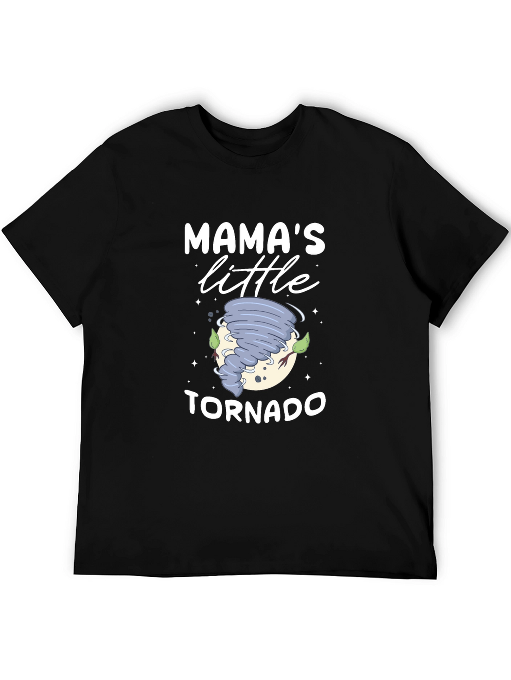 Mamas Little Tornado Black T-Shirt