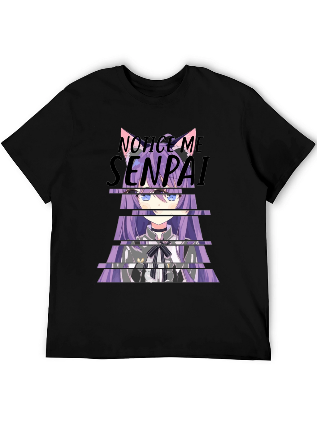 Notice Me Senpai Anime Graphic T-Shirt