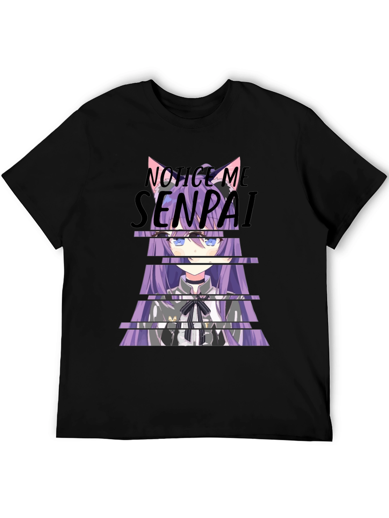 Notice Me Senpai Anime Graphic T-Shirt