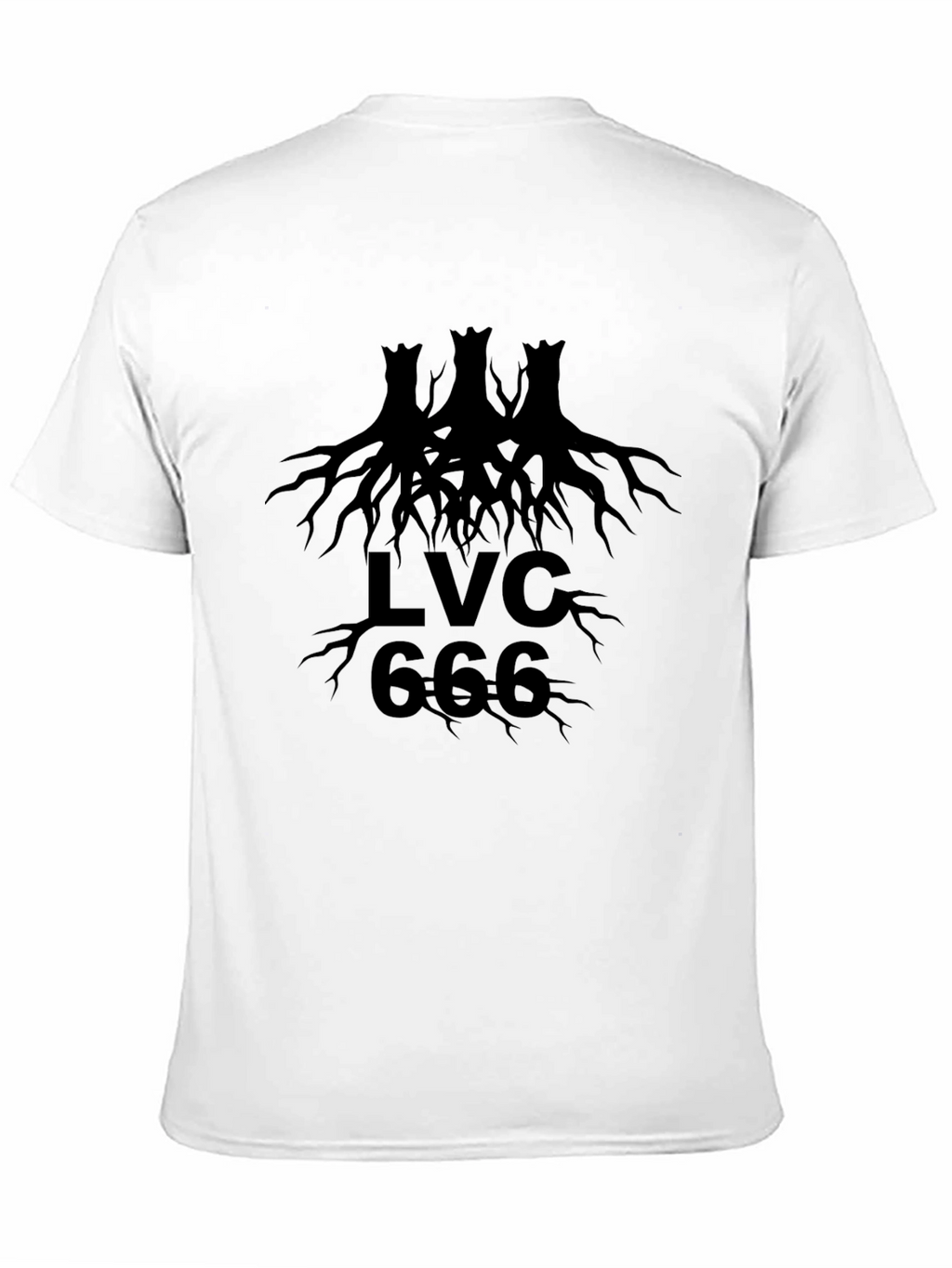 LVC 666 Black Graphic Tee