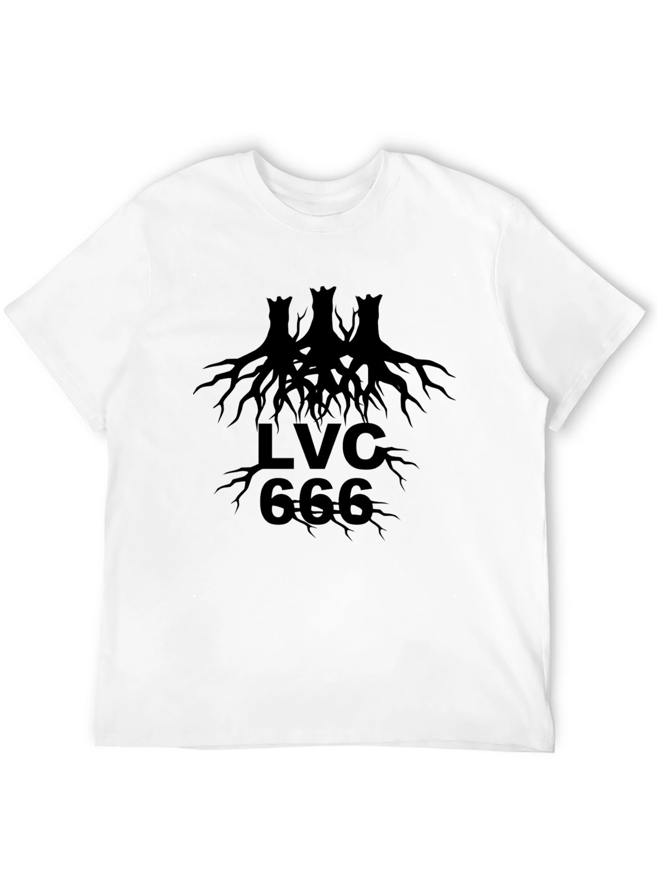 LVC 666 Black Graphic Tee