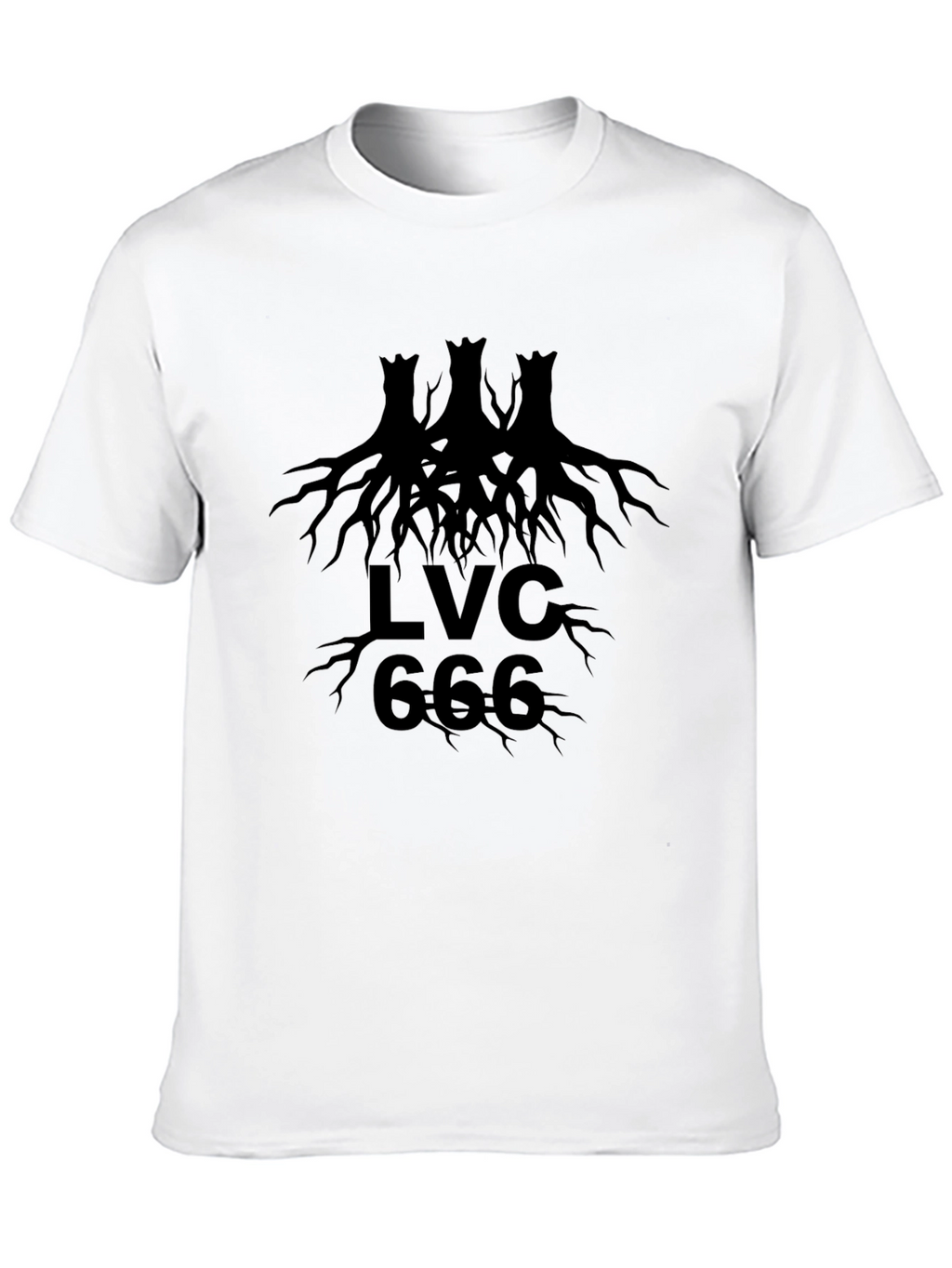 LVC 666 Black Graphic Tee