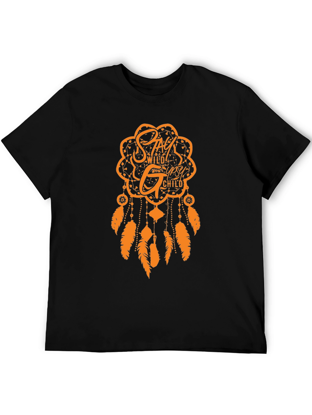 Stay Wild Gypsy Child Black Tee