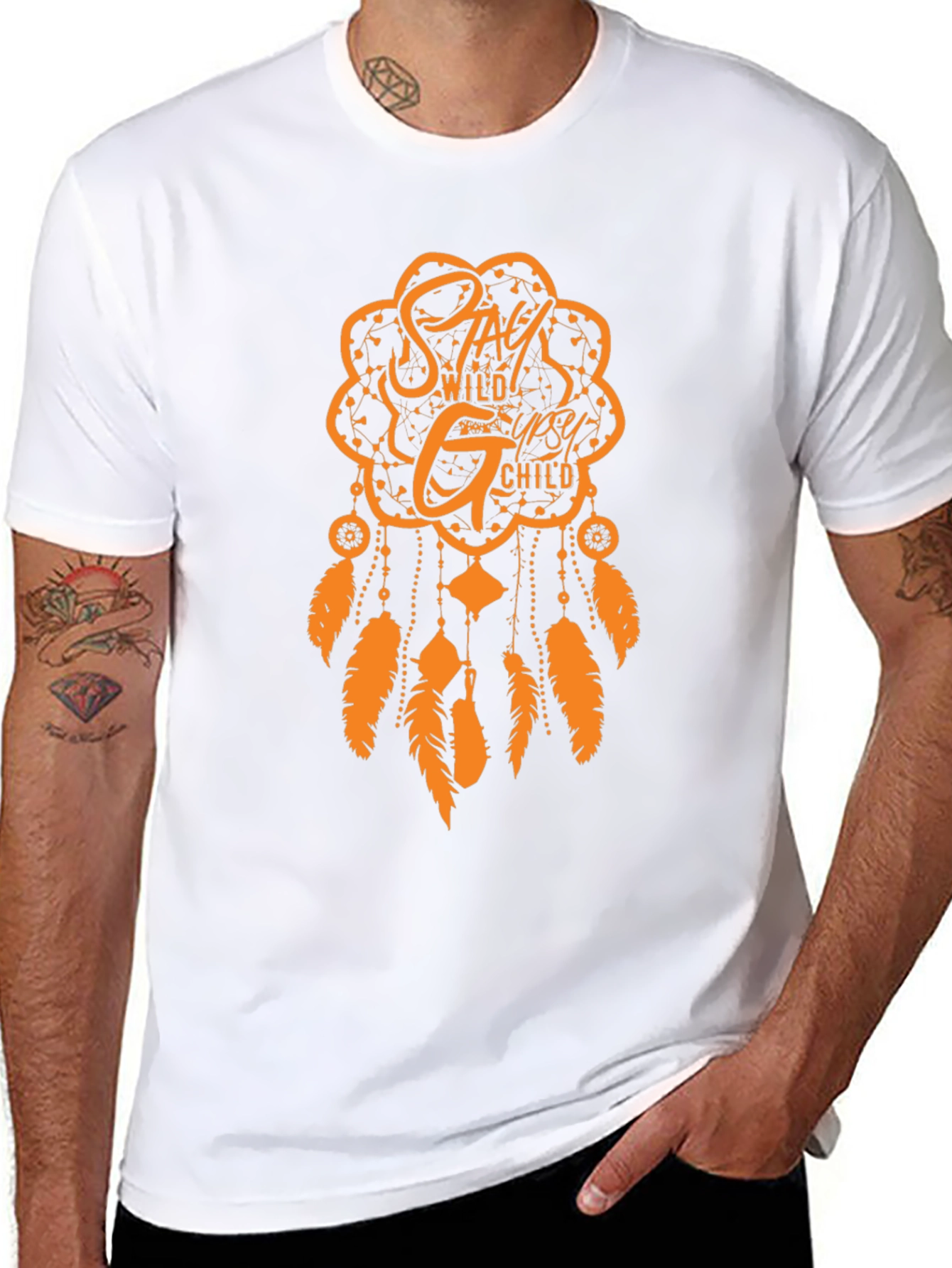 Stay Wild Gypsy Child Black Tee
