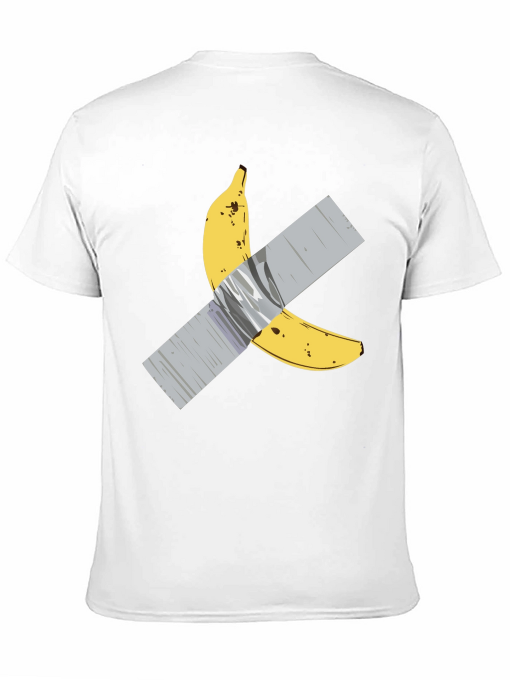 Banana Duct Tape Graphic Tee -  Mens Black T-Shirt