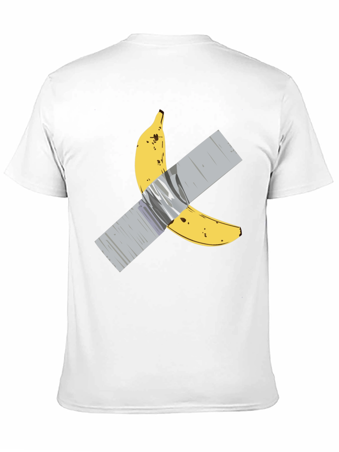 Banana Duct Tape Graphic Tee -  Mens Black T-Shirt