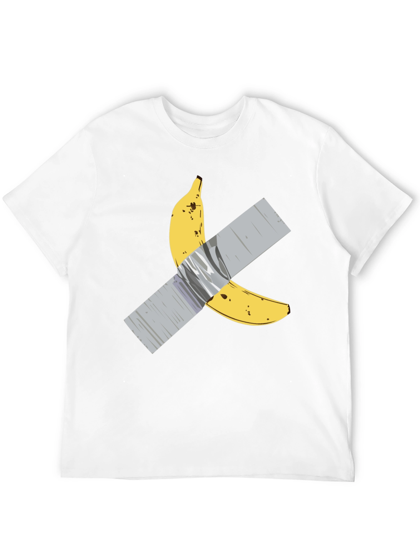 Banana Duct Tape Graphic Tee -  Mens Black T-Shirt