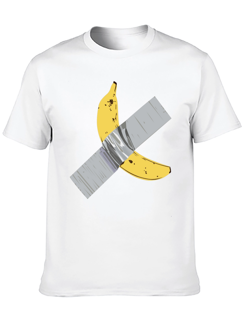 Banana Duct Tape Graphic Tee -  Mens Black T-Shirt