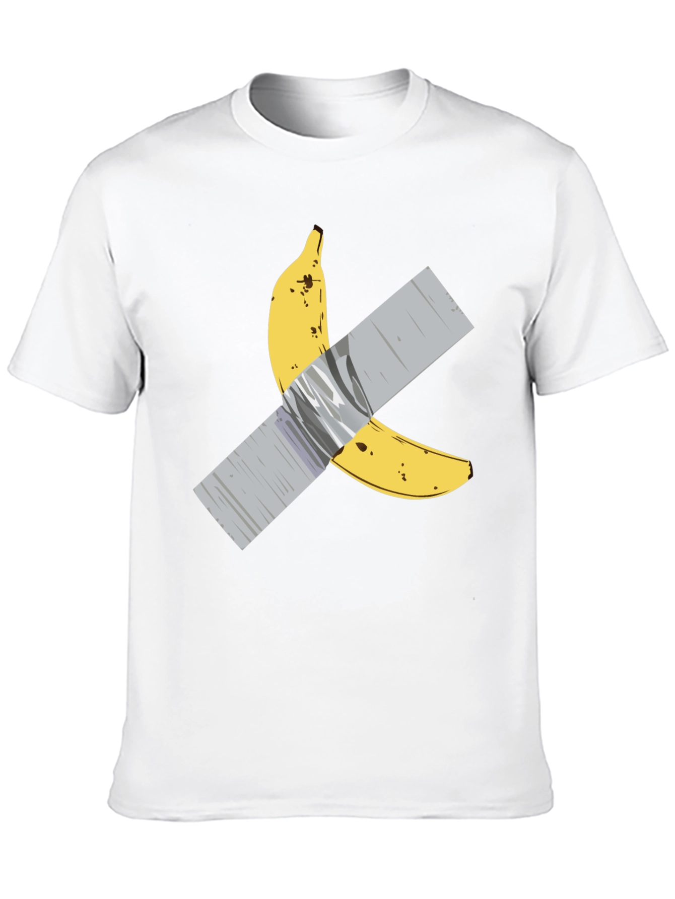 Banana Duct Tape Graphic Tee -  Mens Black T-Shirt