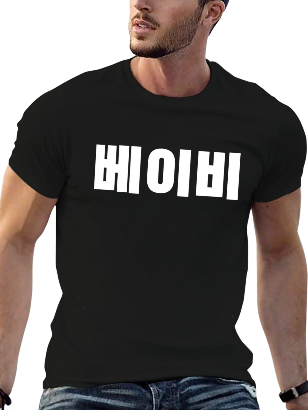 Baby Korean Text Graphic Tee - Unisex