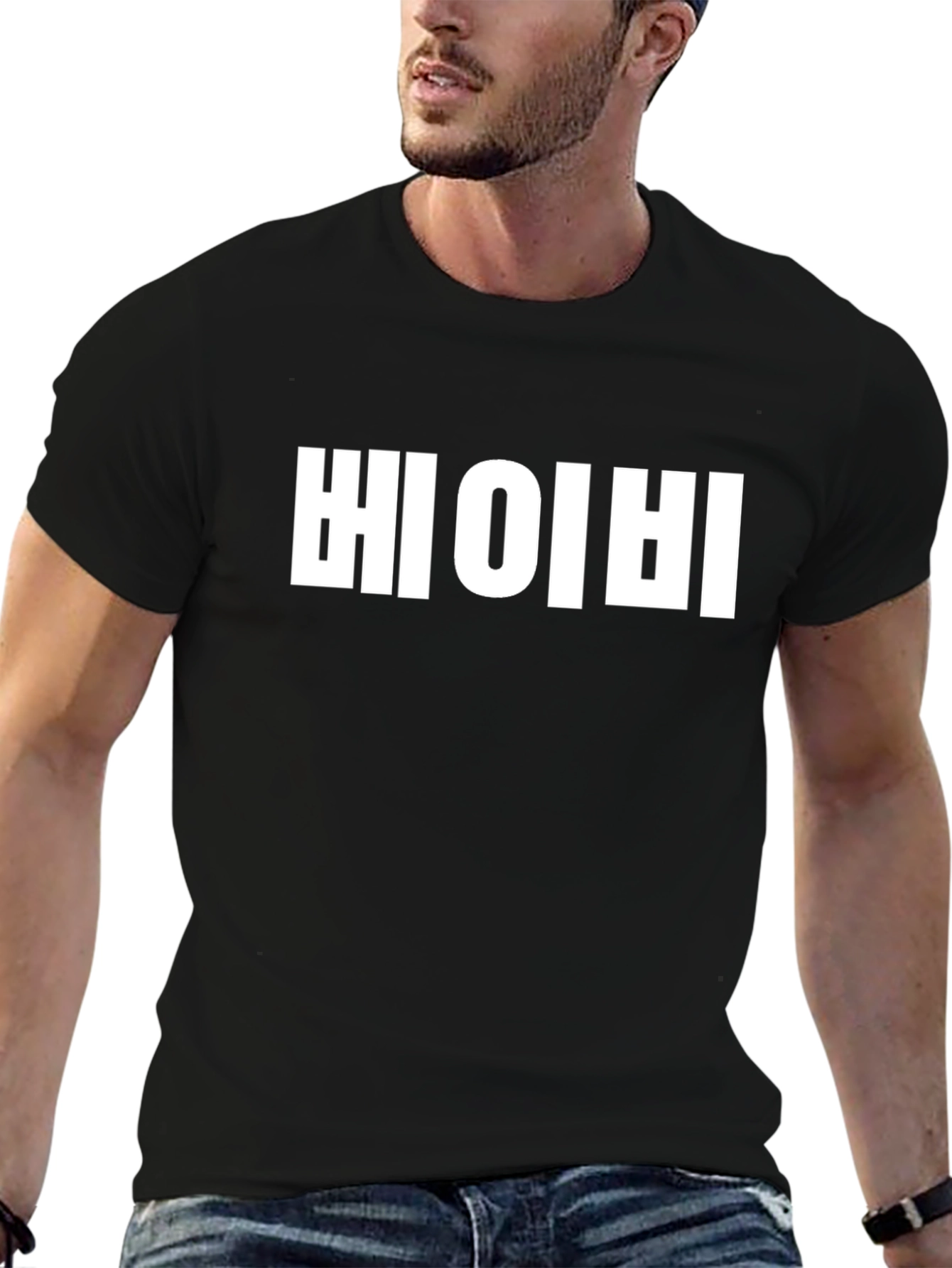 Baby Korean Text Graphic Tee - Unisex