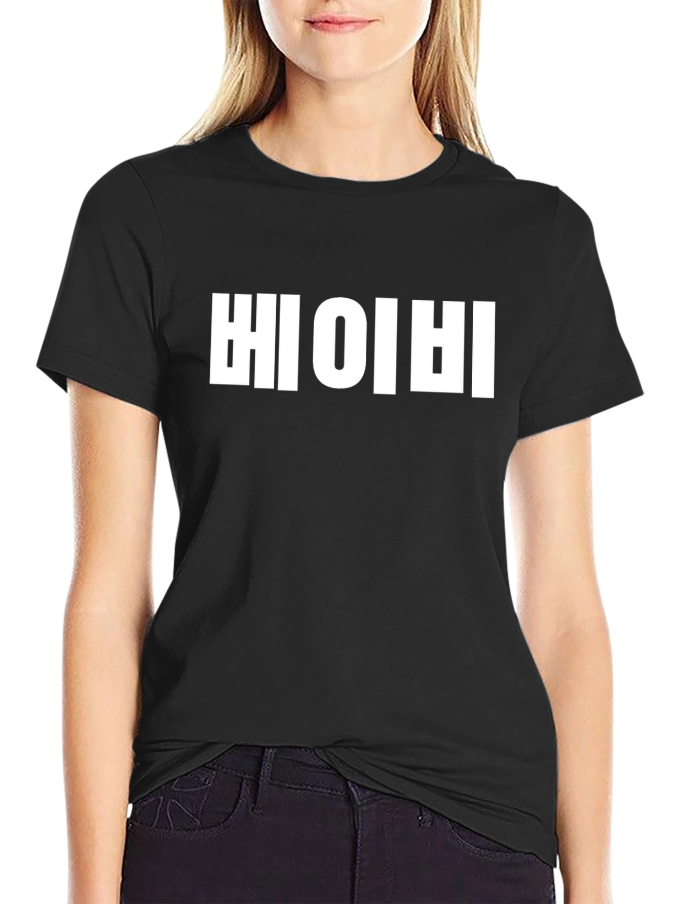 Baby Korean Text Graphic Tee - Unisex