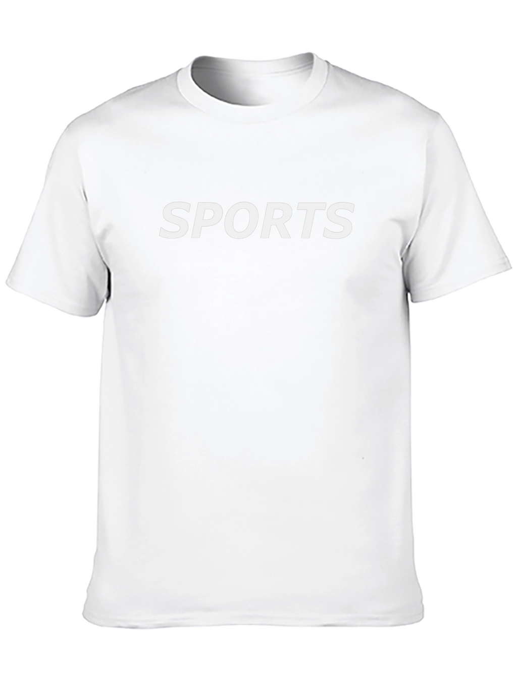 SPORTS Black Tee - Classic Style