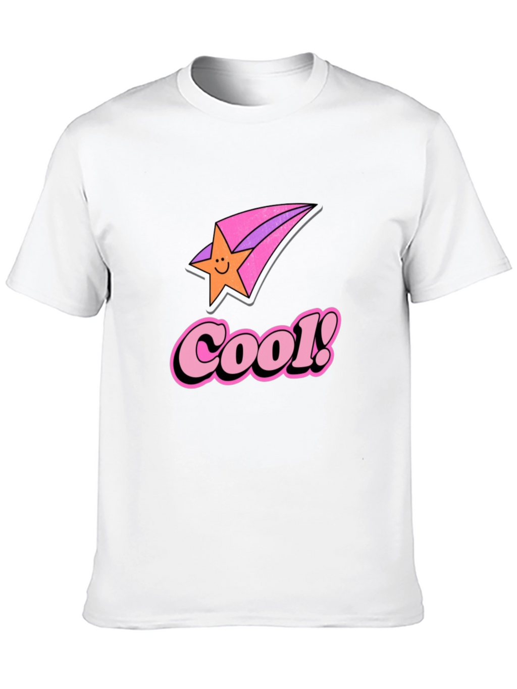 Cool Star Retro Black Graphic Tee