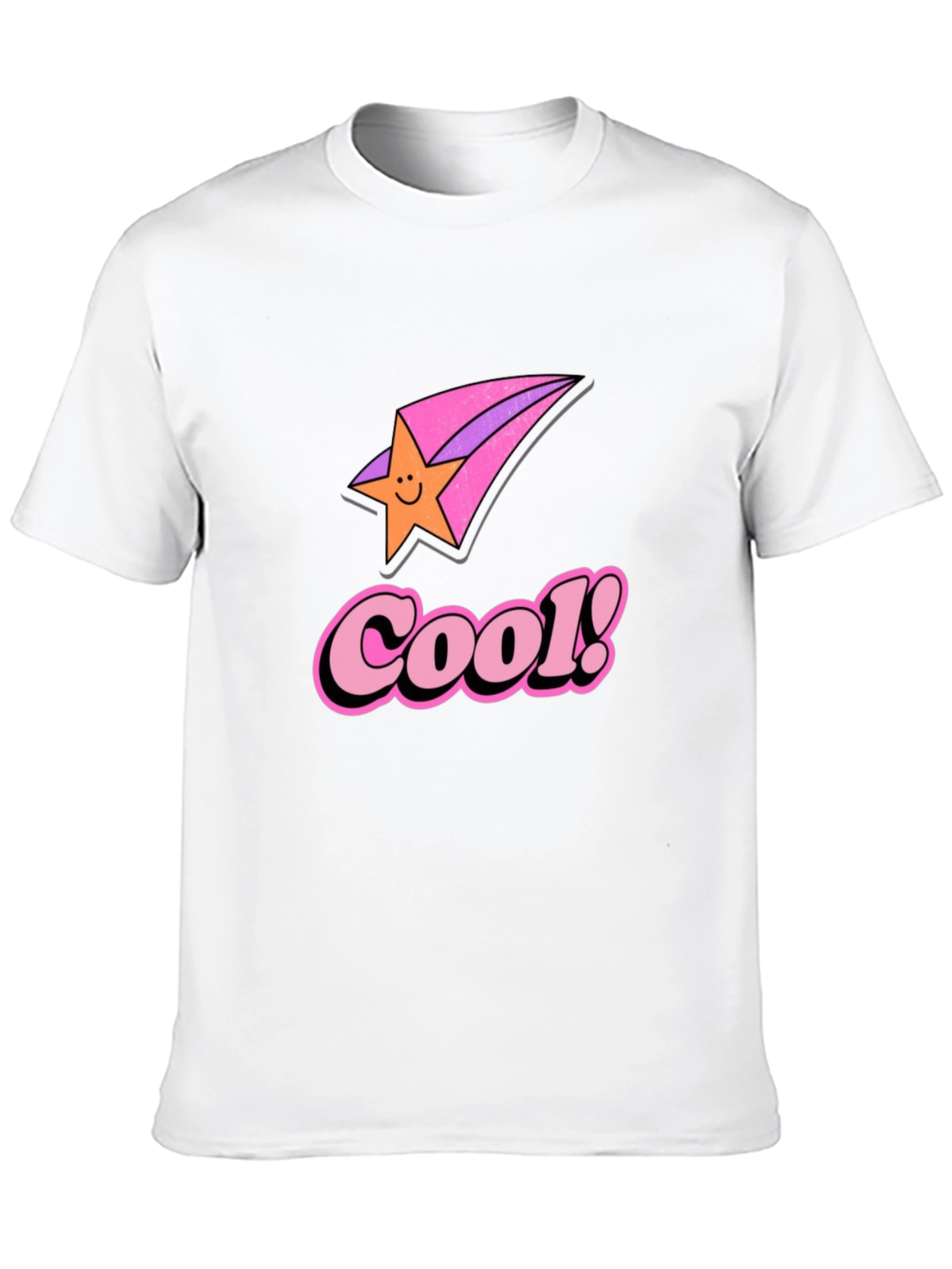 Cool Star Retro Black Graphic Tee