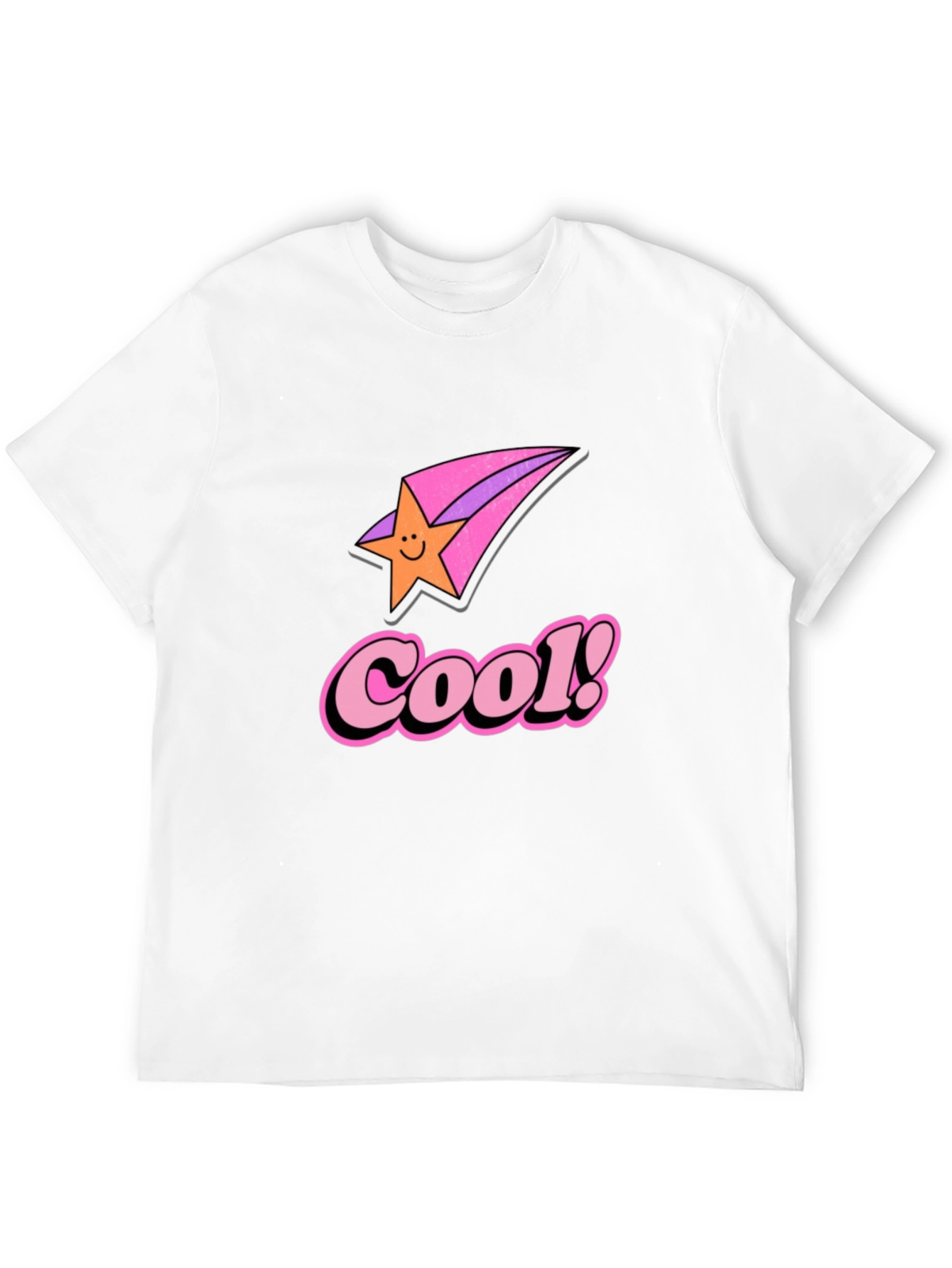 Cool Star Retro Black Graphic Tee