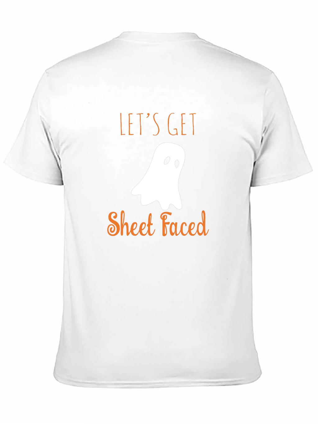 Funny Halloween T-Shirt: Lets Get Sheet Faced