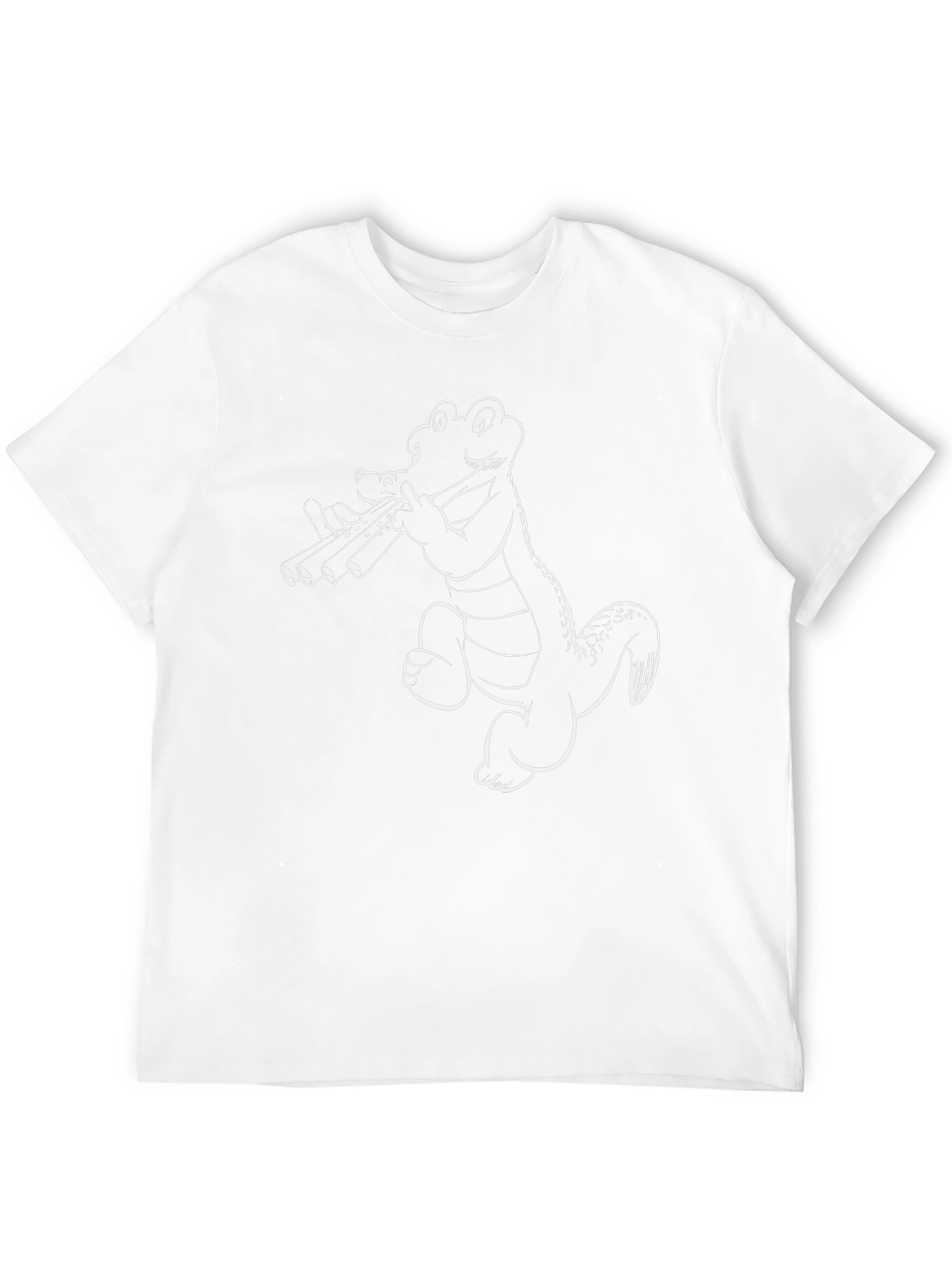 Gator Musician Graphic T-Shirt - Black