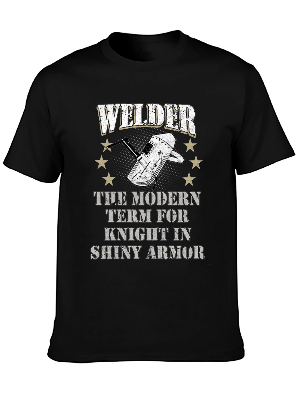 Welder Knight in Shiny Armor Graphic Tee