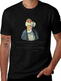 Rumi Quote Black T-Shirt - Spiritual Fashion