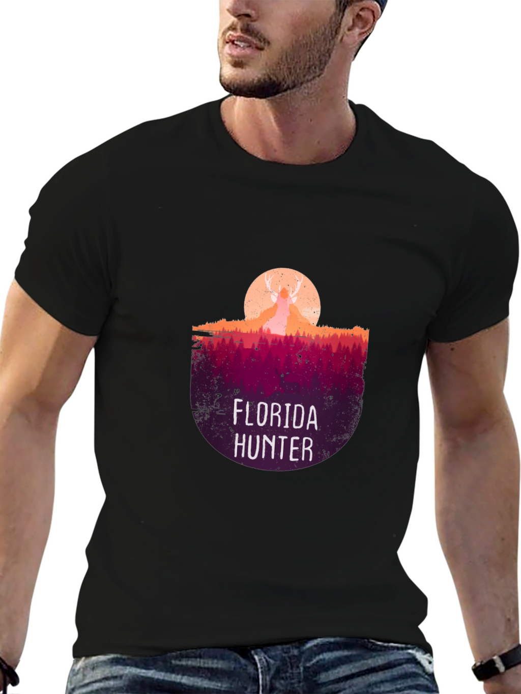 Florida Hunter Graphic Tee - Wildlife Design