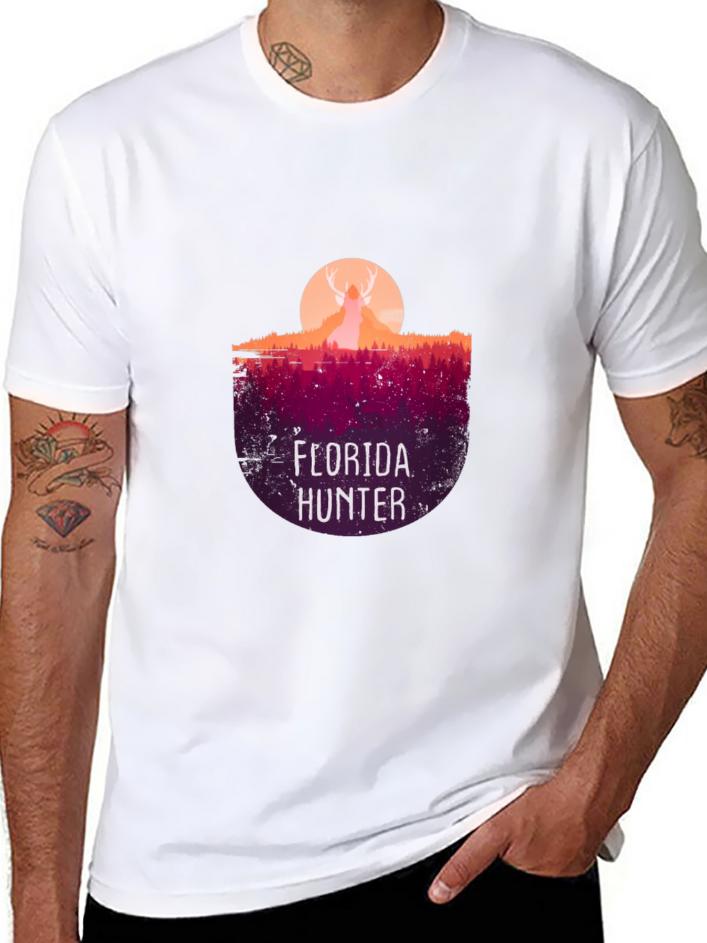 Florida Hunter Graphic Tee - Wildlife Design
