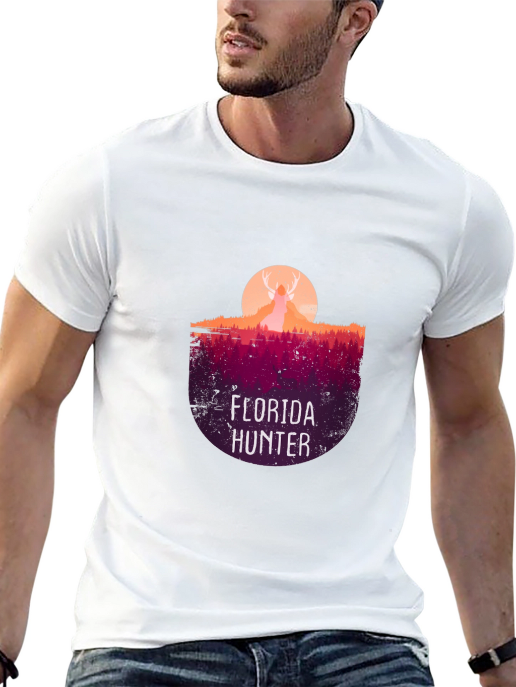 Florida Hunter Graphic Tee - Wildlife Design