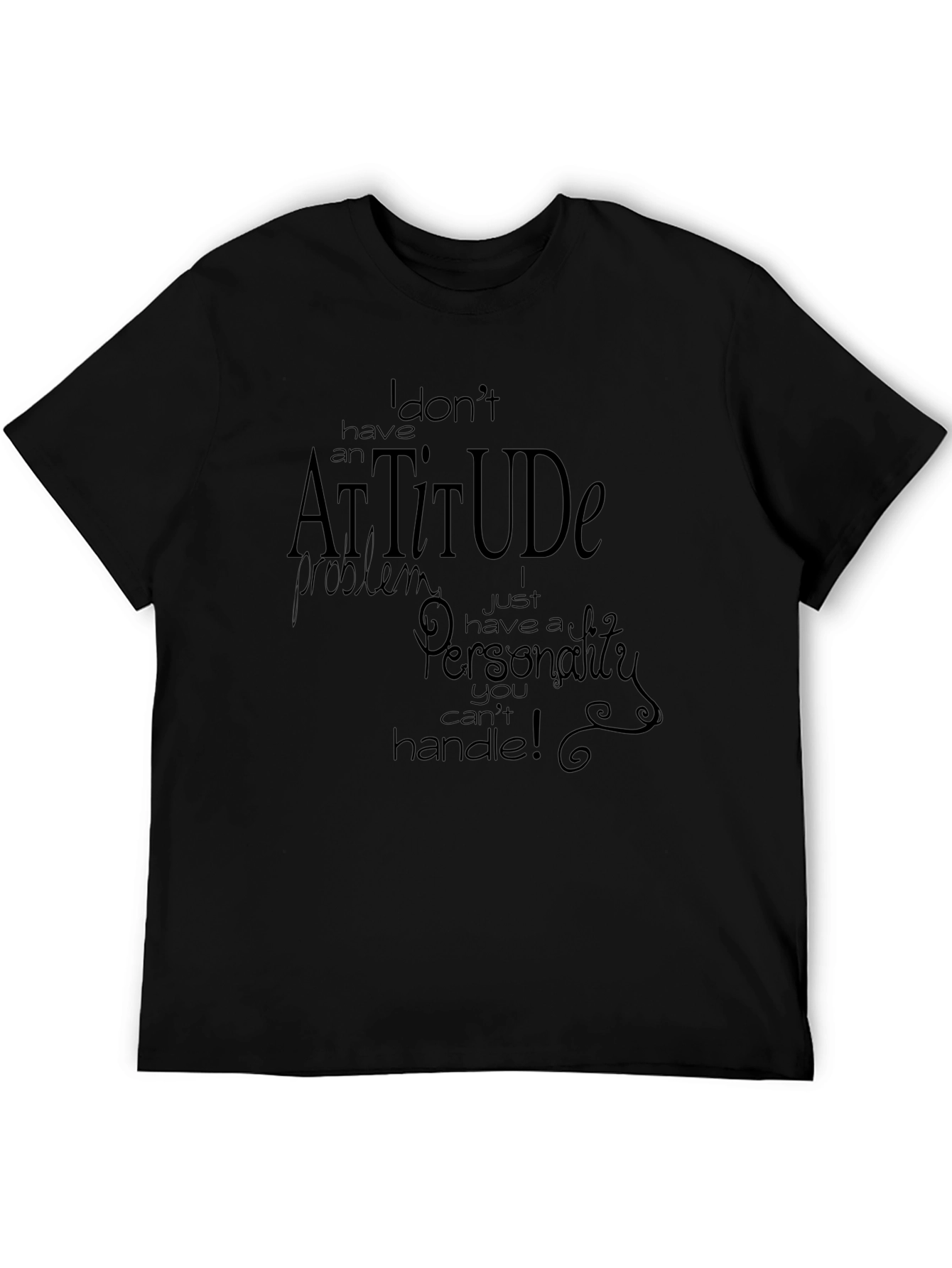 Attitude Graphic T-Shirt - Bold Statement Tee
