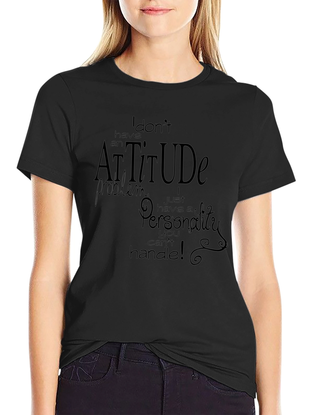 Attitude Graphic T-Shirt - Bold Statement Tee