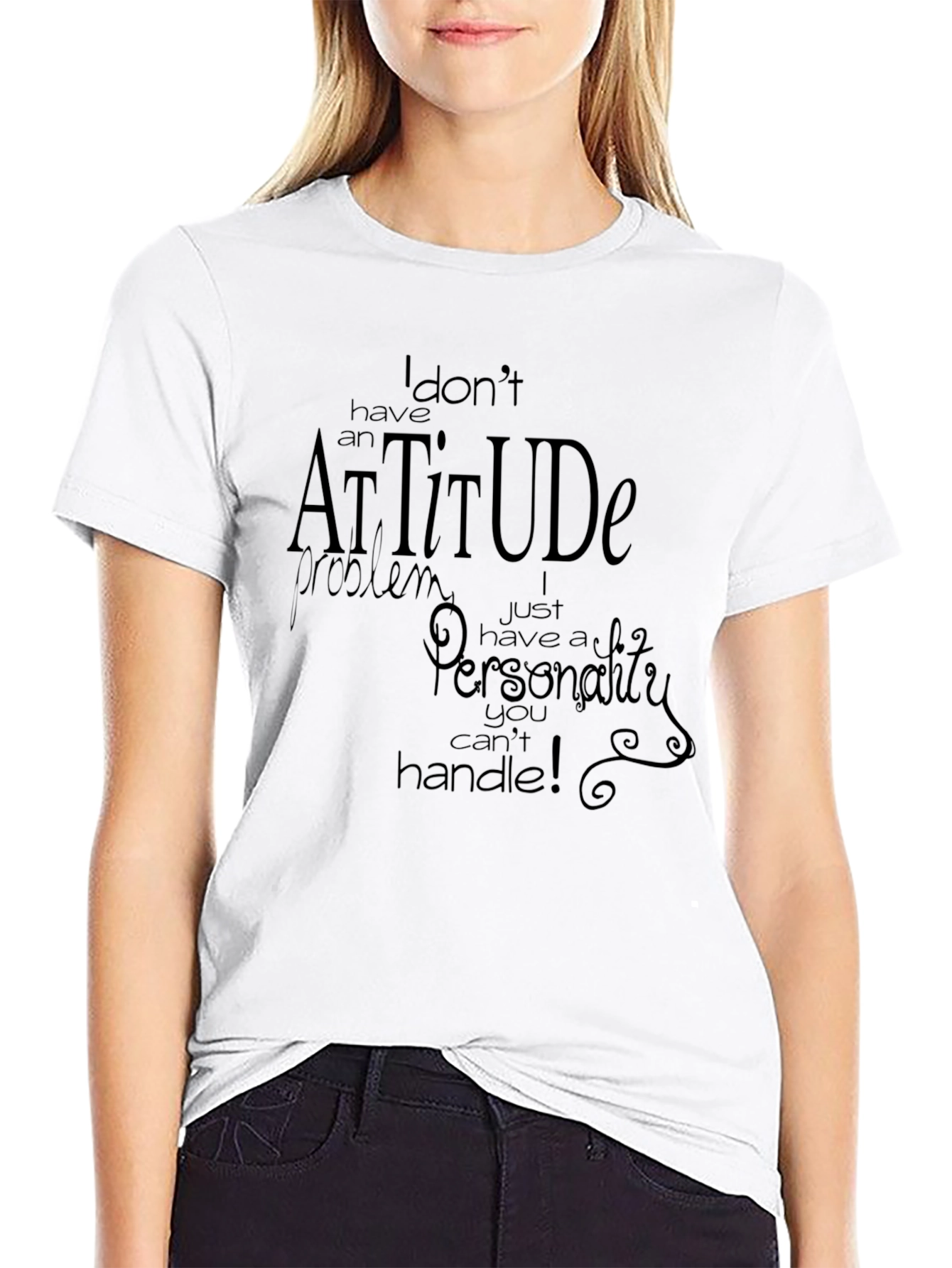 Attitude Graphic T-Shirt - Bold Statement Tee