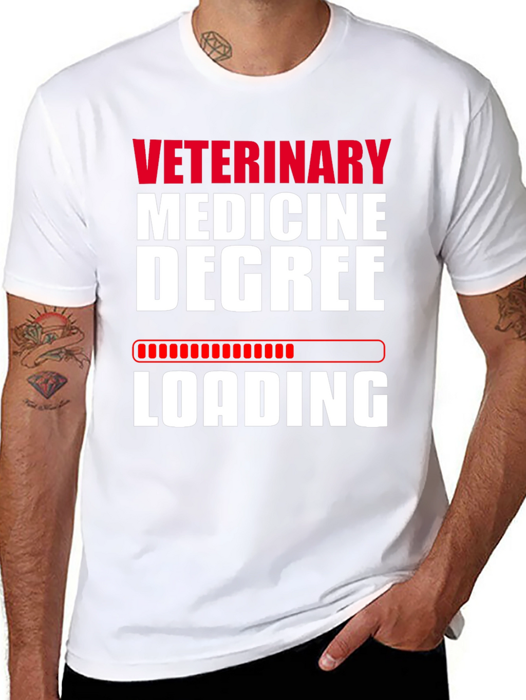 Veterinary Medicine Degree Loading T-Shirt