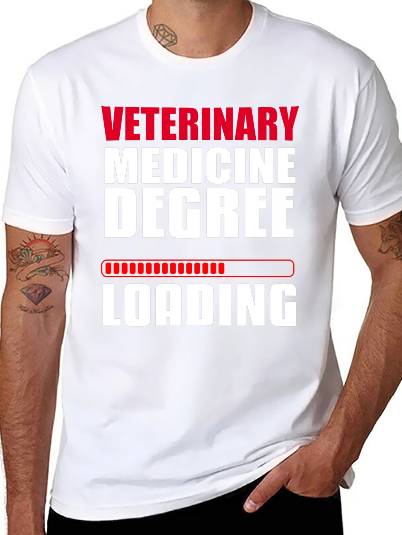 Veterinary Medicine Degree Loading T-Shirt