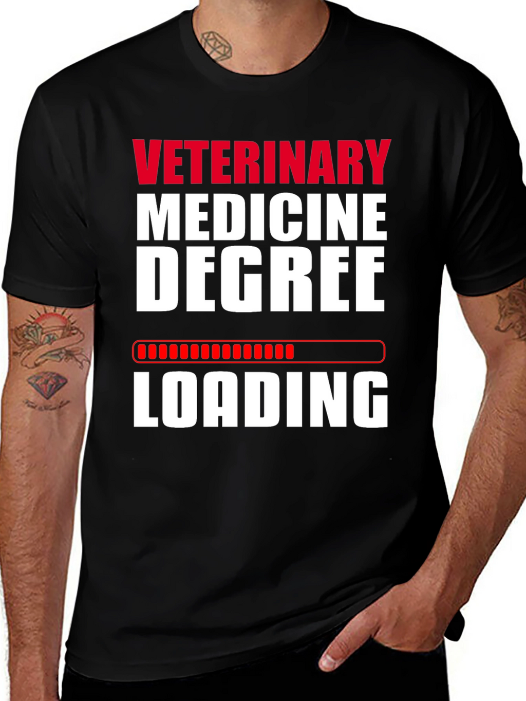 Veterinary Medicine Degree Loading T-Shirt