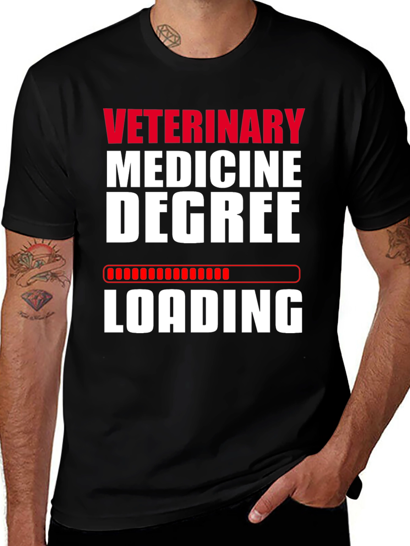 Veterinary Medicine Degree Loading T-Shirt