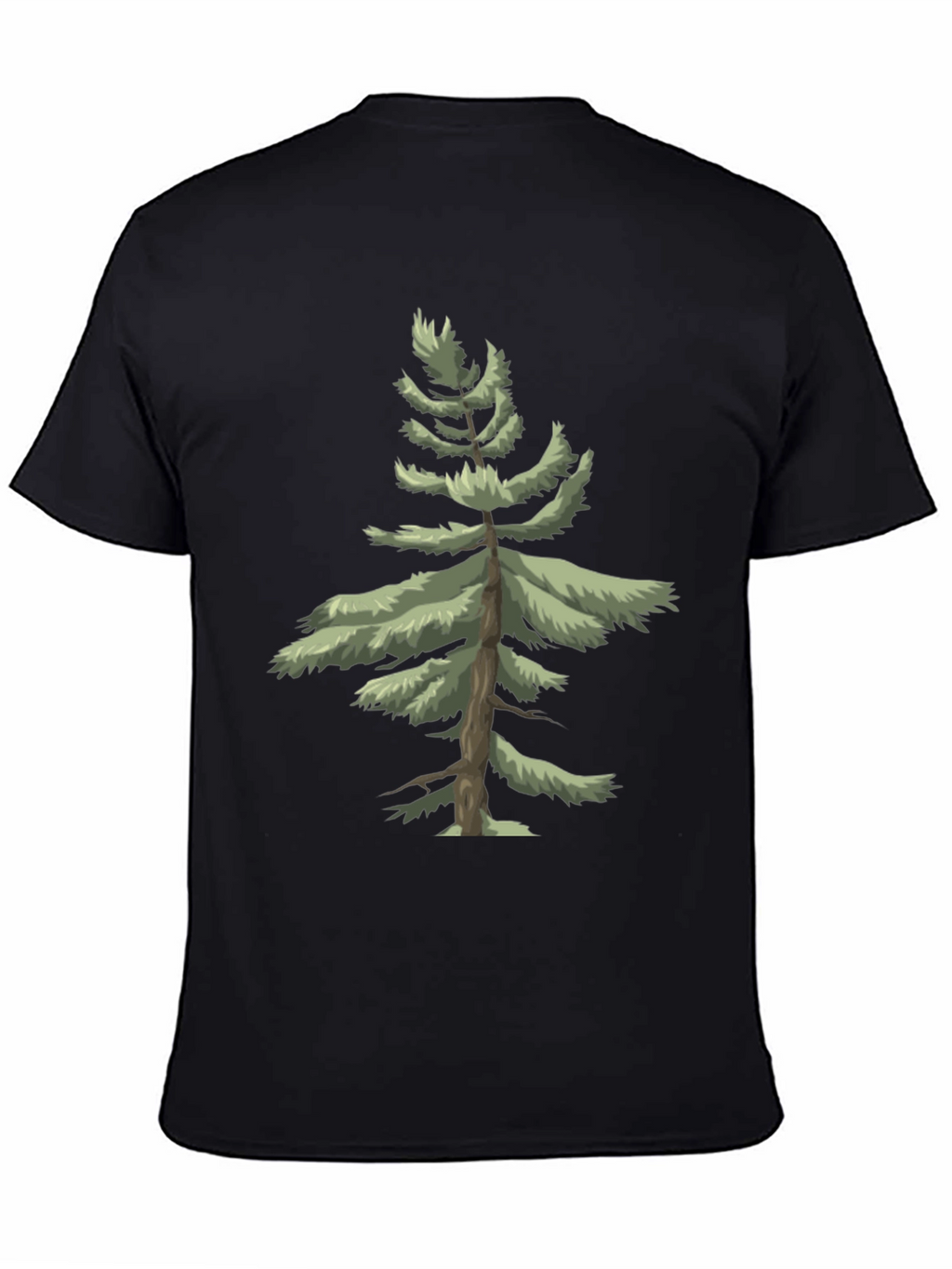 Natures Call: Tree Graphic Black T-Shirt