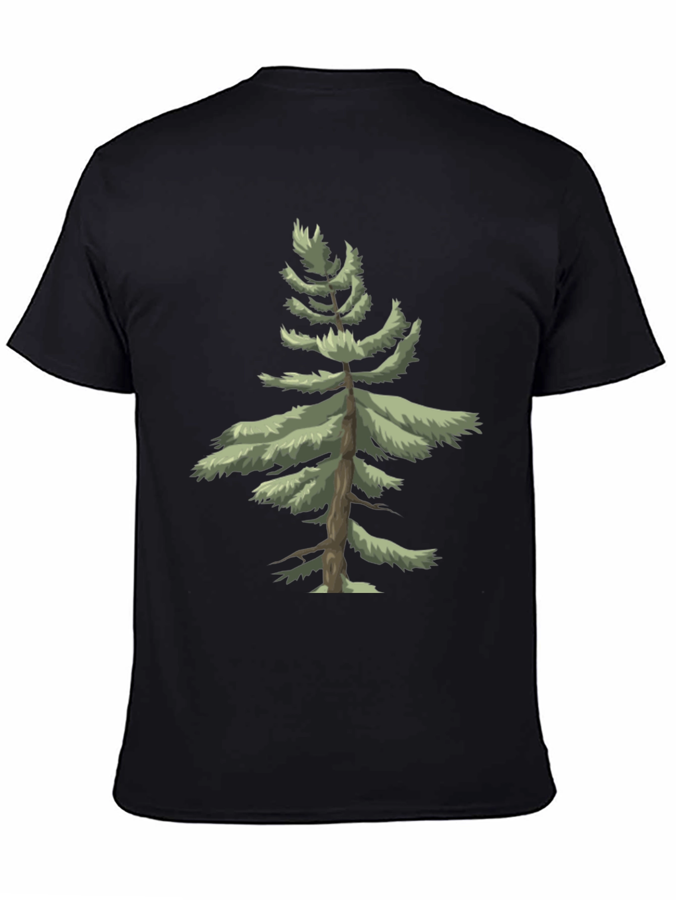 Natures Call: Tree Graphic Black T-Shirt