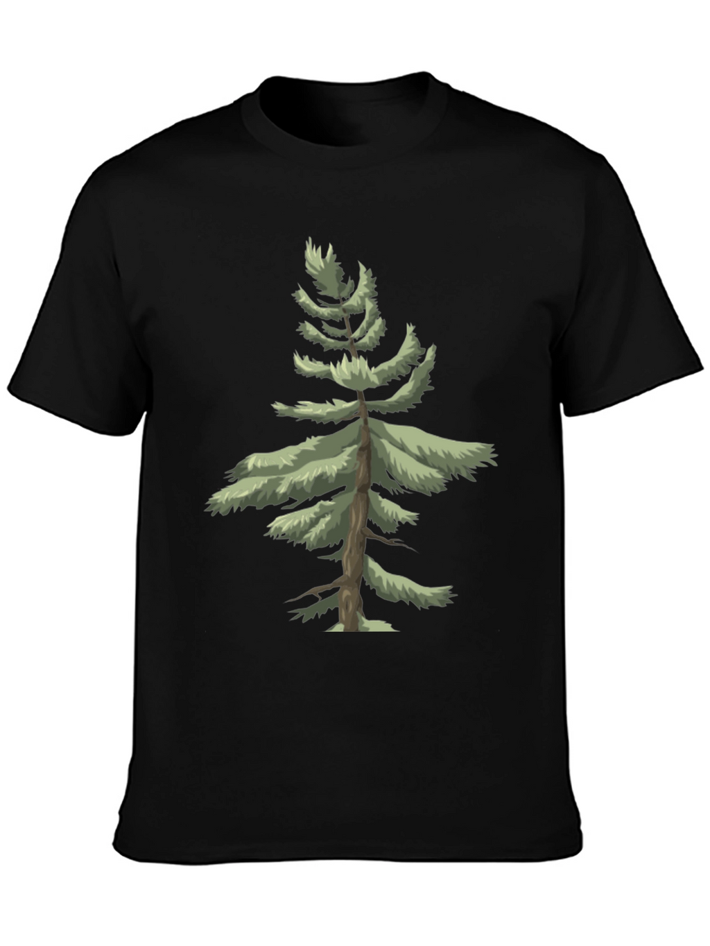 Natures Call: Tree Graphic Black T-Shirt