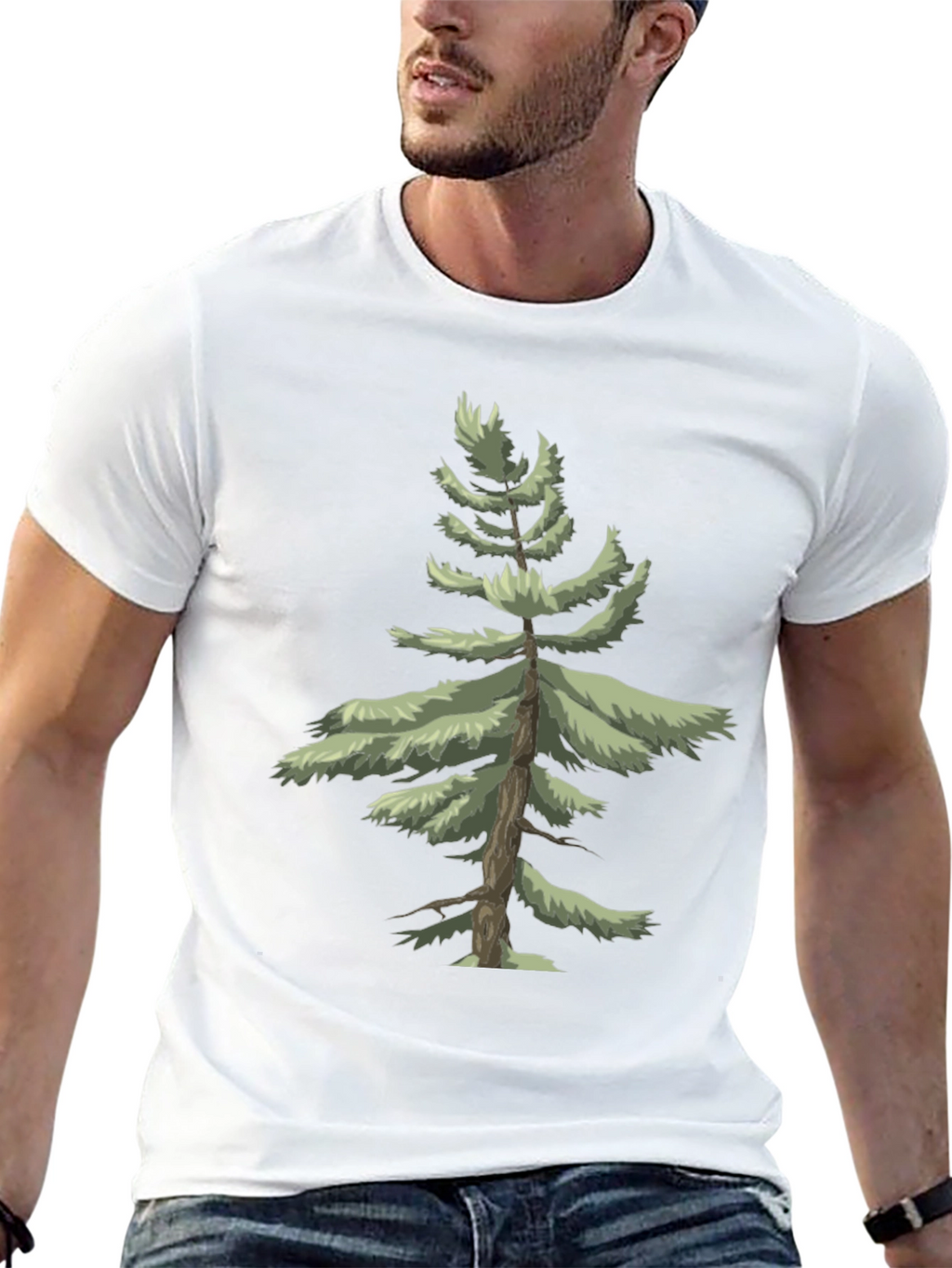 Natures Call: Tree Graphic Black T-Shirt