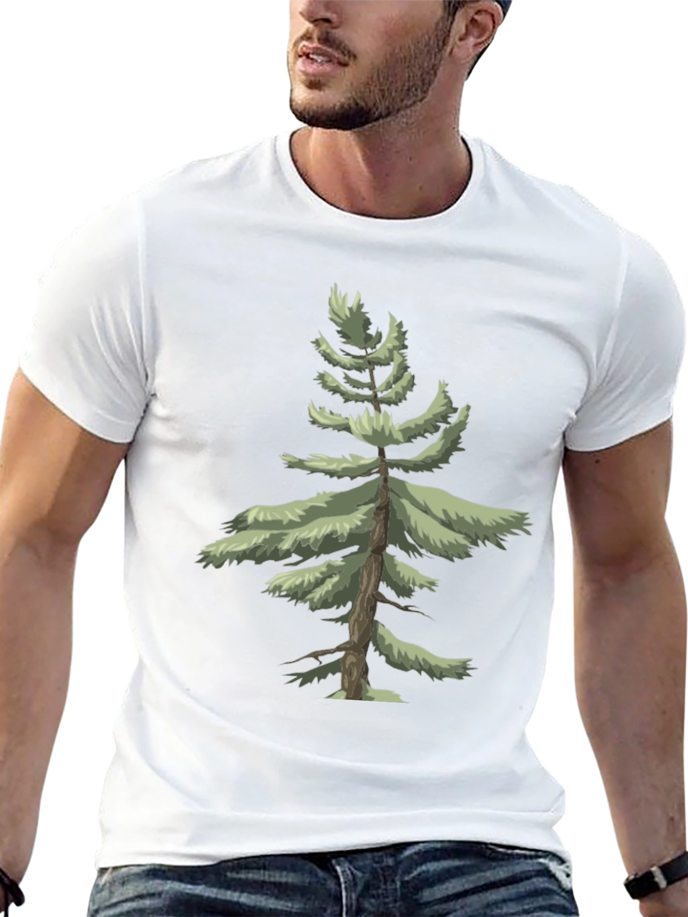 Natures Call: Tree Graphic Black T-Shirt