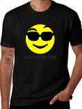 Cool Emoji Graphic Print Tee