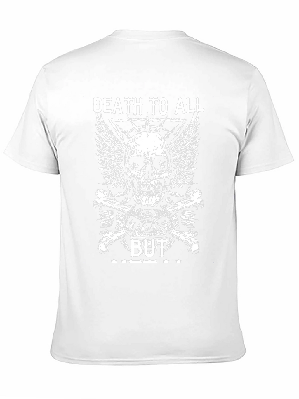 Death to All But Skull Graphic Black T-Shirt