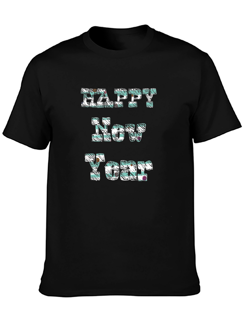 Happy New Year Graphic Tee - Festive Holiday Shirt