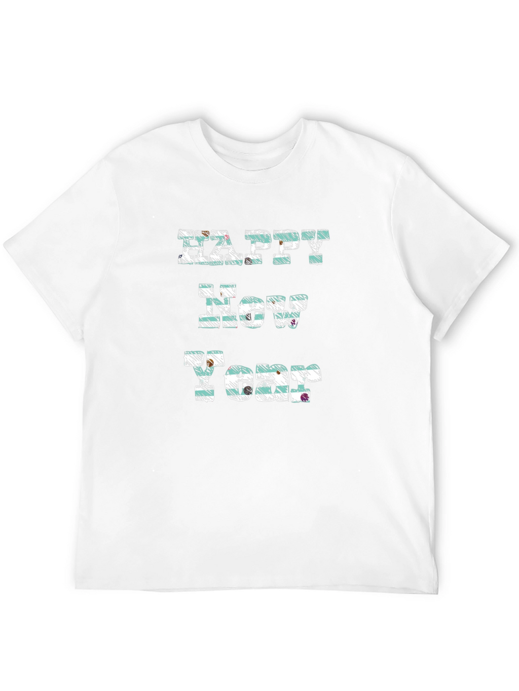 Happy New Year Graphic Tee - Festive Holiday Shirt
