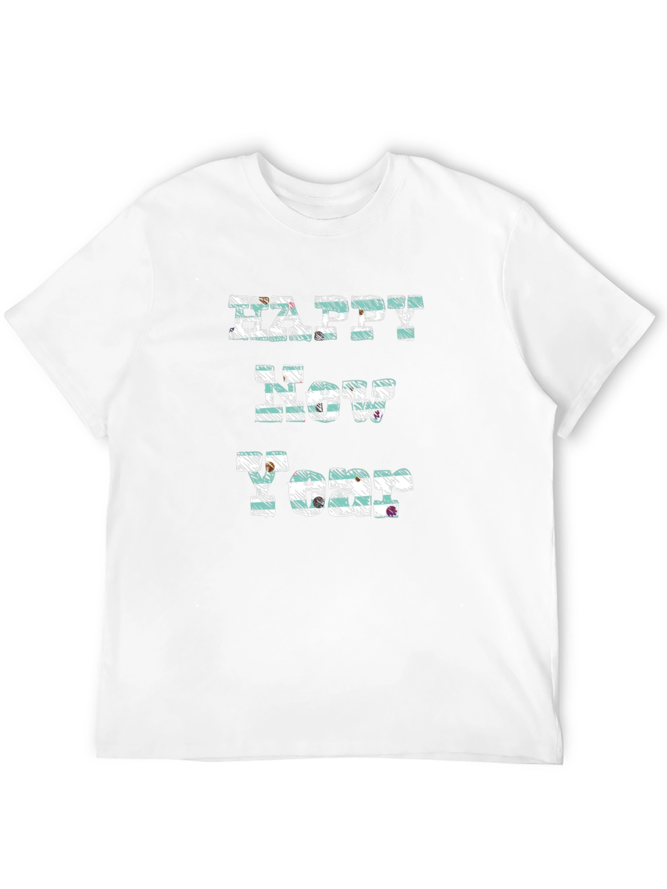 Happy New Year Graphic Tee - Festive Holiday Shirt