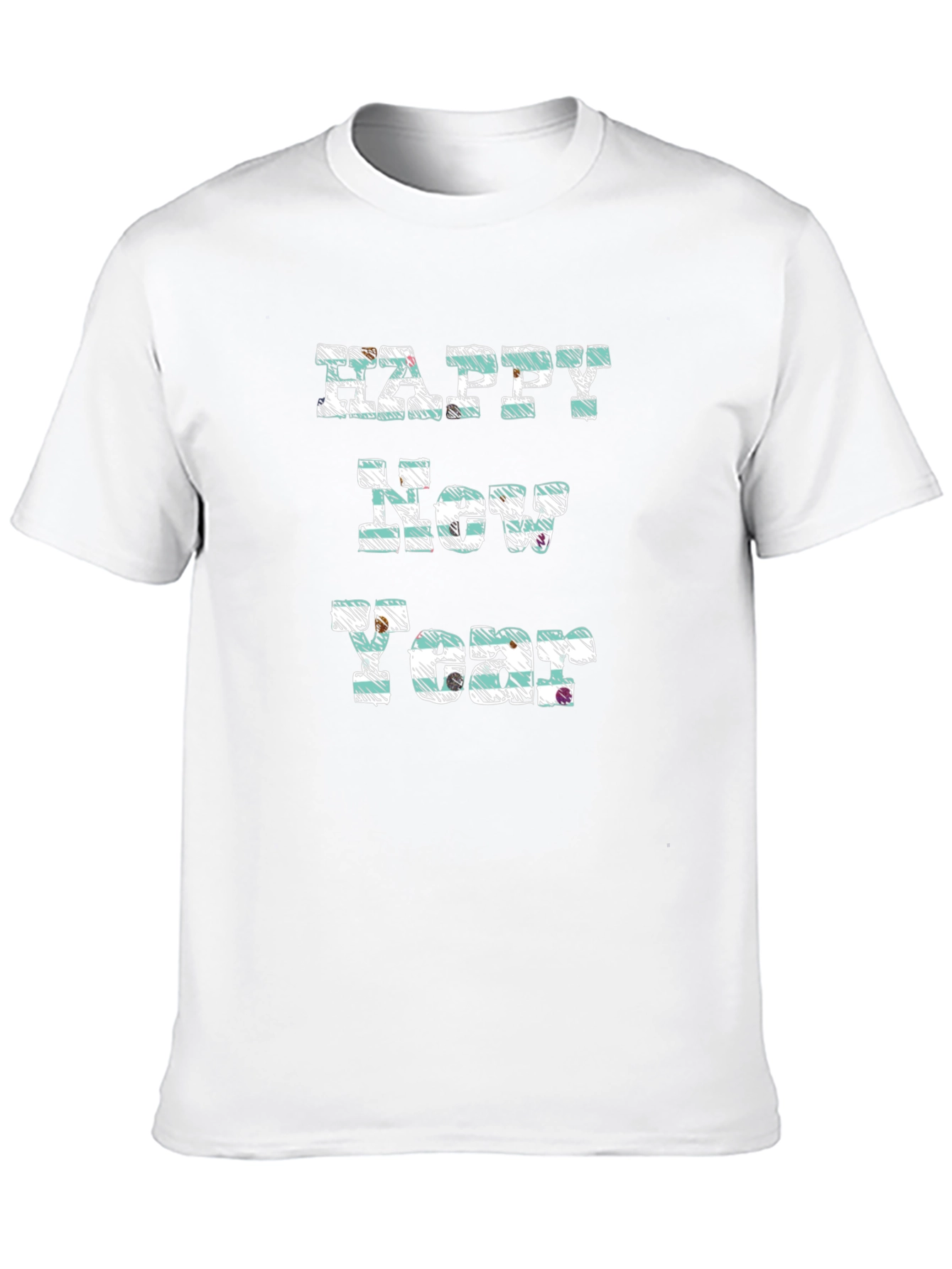 Happy New Year Graphic Tee - Festive Holiday Shirt