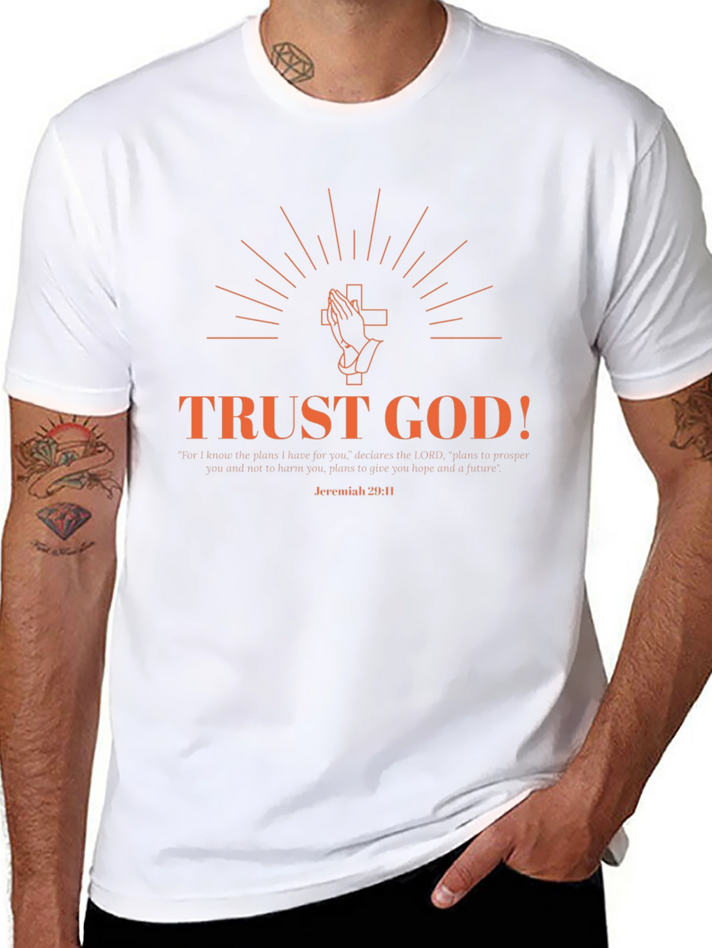 Trust God T-Shirt - Faith Inspired Tee